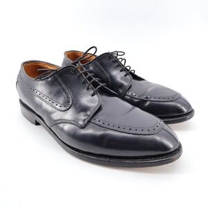 Allen Edmonds Kingsley Split Toe Brogue Derby Black Mens 9.5 EEE Tripple Wide